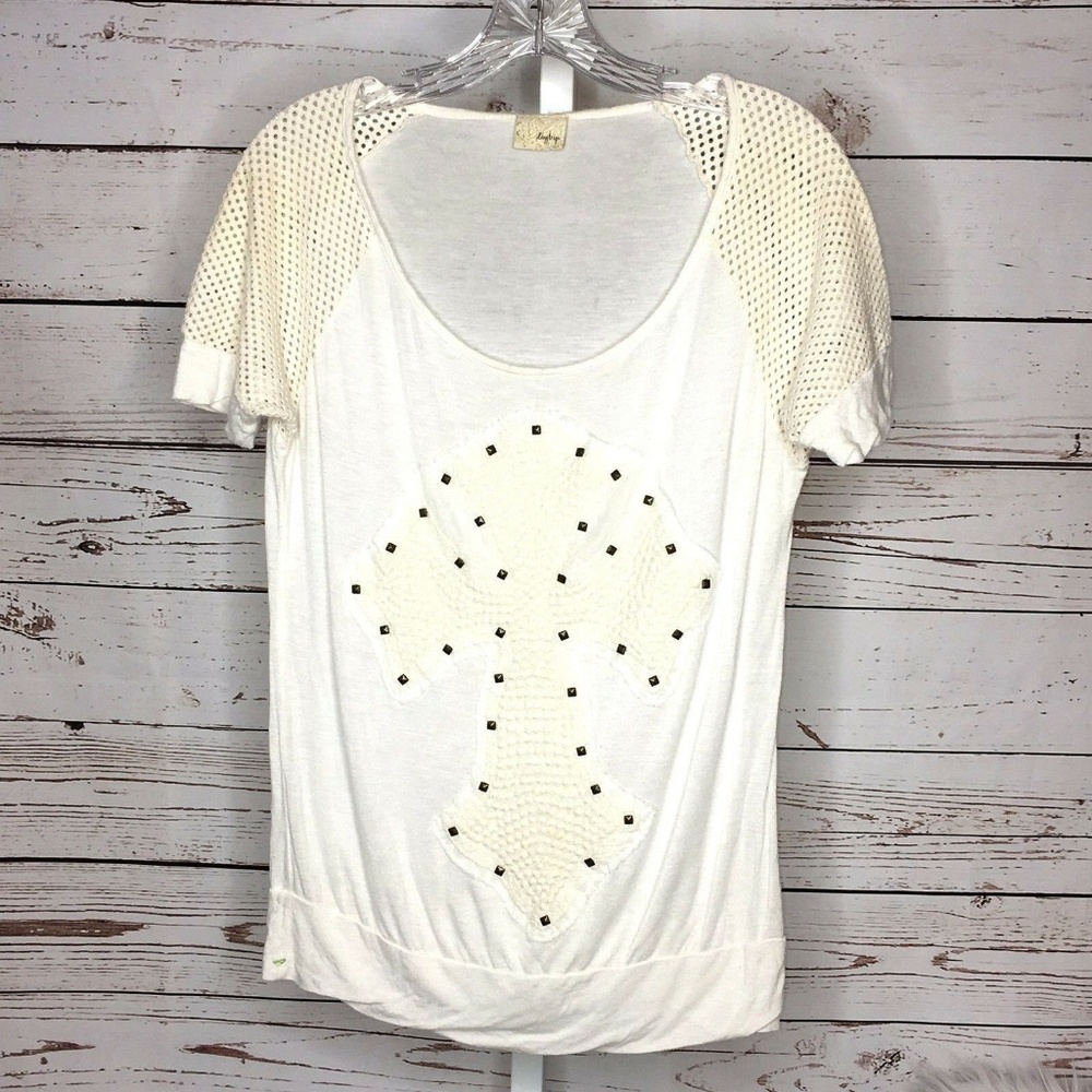Daytrip embellished Short Sleeve top size M